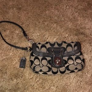 Vintage Coach Wristlet